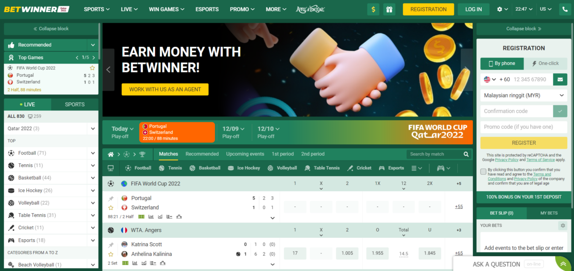 Betwinner - TOP Online Volleyball Betting sites in 2023